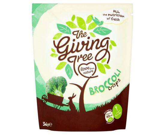 Giving Tree Vacuum FriedBroccoli Crisps [36g] Giving Tree