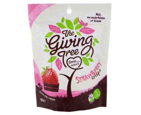 Giving Tree Freeze DriedStrawberry Crisps [18g] Giving Tree