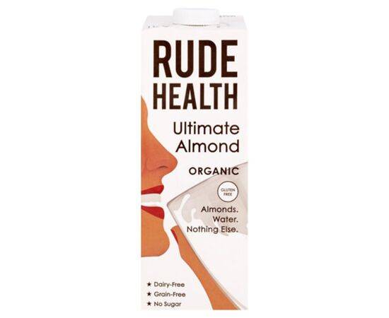 Rude Health DF Unsweetened Almond Drink [250ml x 10] Rude Health