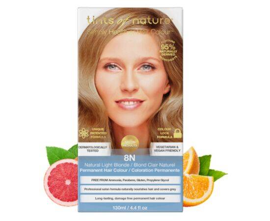 Tints Of Nature 8N Natural Light Blonde [130ml] Tints Of