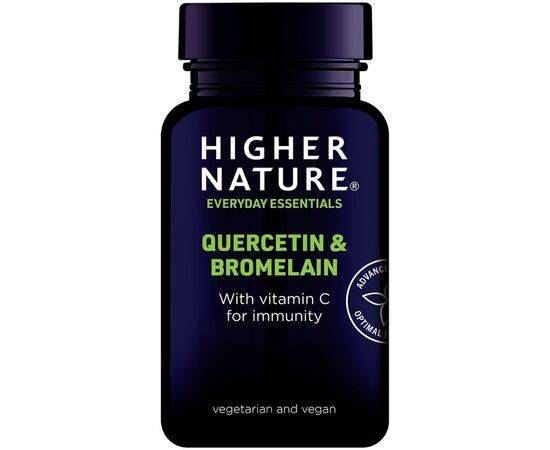 Higher Nature Quercetin &Bromelain Tablets [60s] Higher Nature