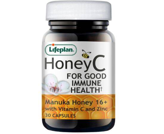 Lifeplan Honey C With Vit C & Zinc Caps [30s] Lifeplan