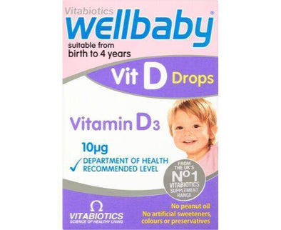 Vitabiotics Wellkid BabyVitamin D Drops [30ml] Vitabiotics