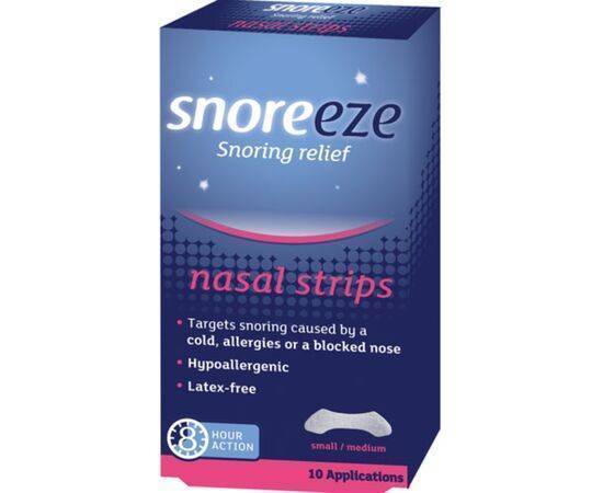 Snoreeze Nasal Strips S/M [10s] Snoreeze
