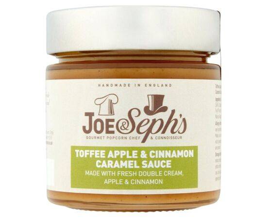 Joe & Sephs Toffee AppleCin Caramel Sauce [230g x 6] Joes Gourmet Foods