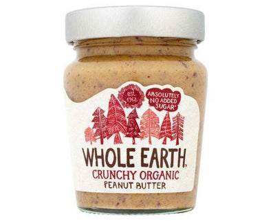 Whole/E Peanut Butter - Organic Crunchy [227g] Whole Earth