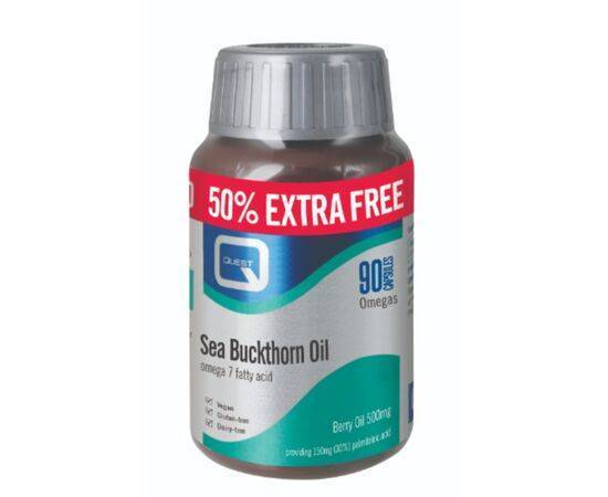 Quest Sea Buckthorn Caps50% Extra Free [(60+30s)] Quest Vitamins