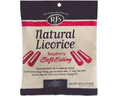 Rj'S Soft Eating Raspberry Licorice Bag [300g] Rj'S