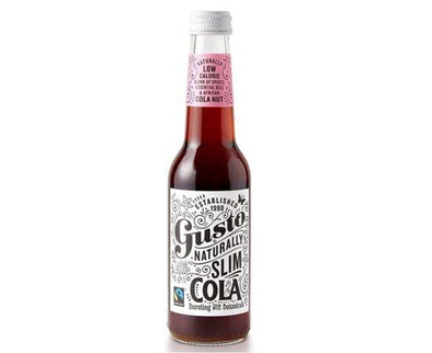Gusto Naturally Low Calorie FT Cola [275ml x 12] Gusto