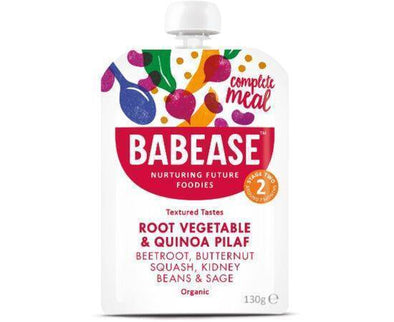 Babease Organic Root Veg& Quinoa Pilaf [130g x 6] Babease