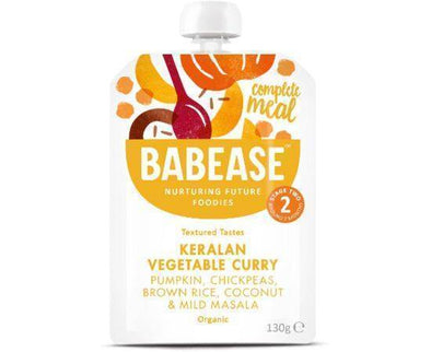 Babease Organic KeralanVegetable Curry [130g x 6] Babease