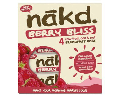 Nakd Berry Bliss Bar Multipack [(30gx4)] Natural Balance Foods