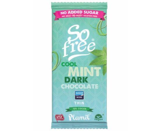 Plamil So Free NAS CoolMint Dark Choc Thin [80g x 12] Plamil Foods