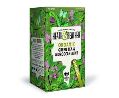 Heath/H Org Green Tea Moroccan Mint [20 Bags] Typhoo Tea