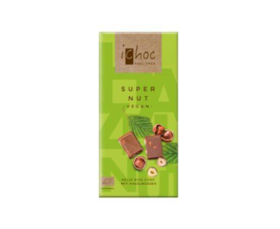 Ichoc Super Nut Rice Choc [80g x 10] Ecofinia Gmbh Vivani Ichoc