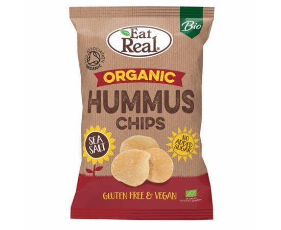 Eat Real Org Hummus SeaSalt Chips [100g x 10] Eat Real