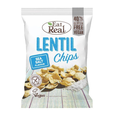 Eat Real Sea Salt Lentil Chips 22g x 24