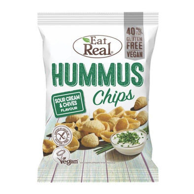 Eat Real Sour Cream Hummus Chips 22g x 24
