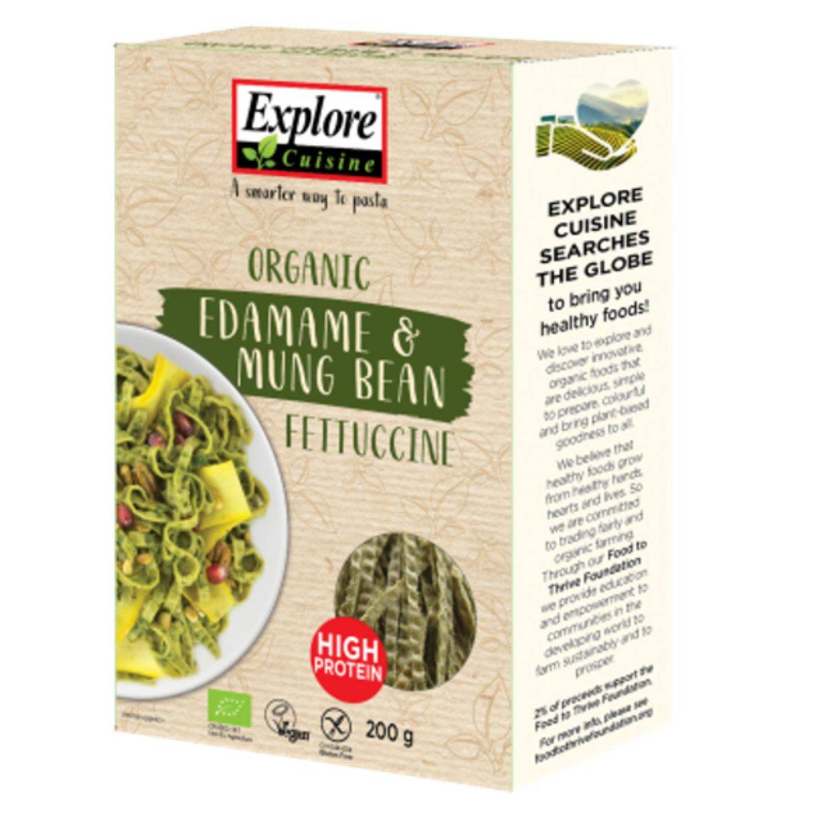 Explore Cuisine Edamame & Mung Bean Fettuccine 200g