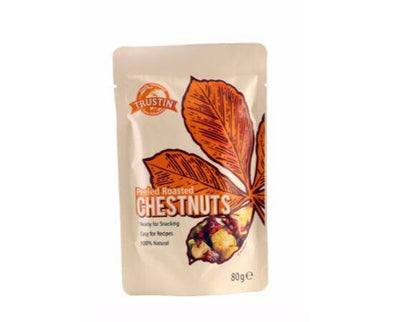 Trustin Foods Peeled Roasted Chestnuts [80g x 12] Trustin Foods Uk