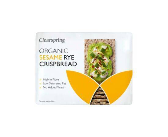 Clearspring Org SesameRye Crispbread [200g] Clearspring