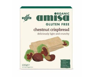 Amisa Crispbread Chestnut Organic [100g] Windmill Organics