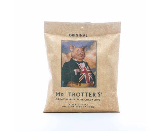 Mr Trotter GB SeasonedPork Crackling [60g x 24] The Foodfinders Limited