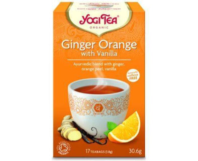 Yogi Tea Ginger Orange &Vanilla Tea [17 Bags] Yogi Tea