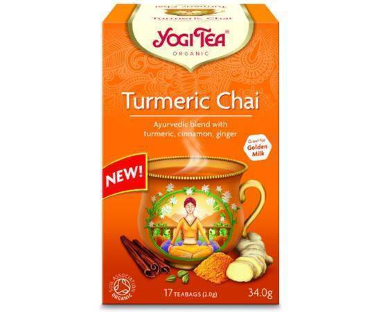 Yogi Tea Turmeric Chai Organic [17 Bags] Food Sellers