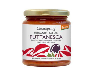 Clearspring Demeter Puttanesca Pasta Sauce [300g] Clearspring