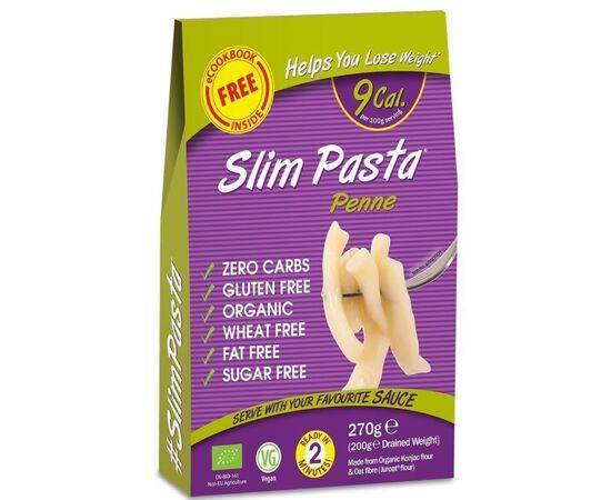 Eat Water Slim Pasta Penne - Organic [270g x 6] Nah Foods