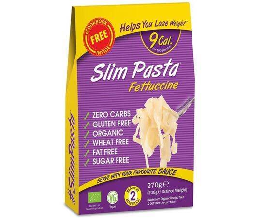 Eat Water Slim Pasta Fettuccine - Organic [270g x 6] Nah Foods