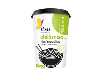 Itsu Chilli Miso NoodleCup [63g x 6] Itsu Grocery