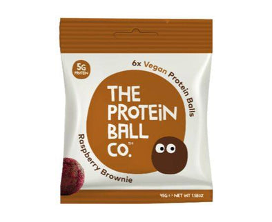 Protein Ball Co Raspberry Brownie [45g x 10] Skinilean