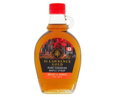 St Lawrence Gold Amber Maple Syrup [250ml] Djm Foods Soloutions