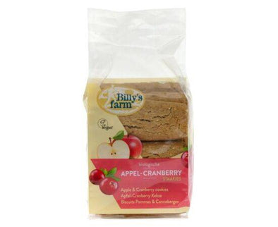 Billys Farm Apple Cranberry Spelt Cookies  [175g] Health Stores Wholesale