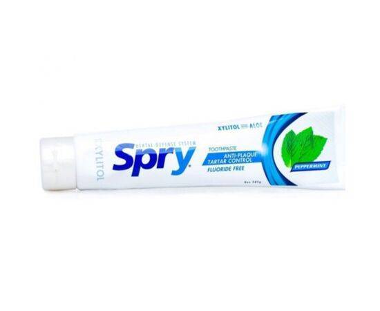 Spry Peppermint Toothpaste Xylitol/ Aloe [141g] Kikapu