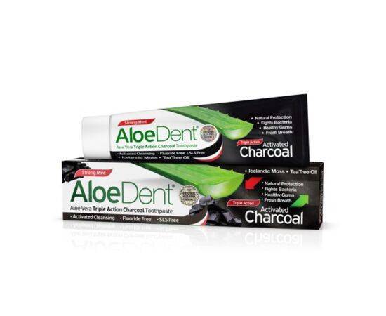 Aloe Dent Charcoal Toothpaste [100ml] Optima Consumer Health