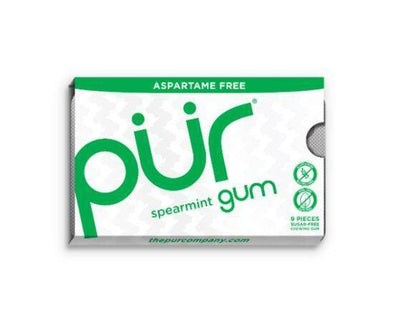Pur Spearmint Gum Blister[9 Piece x 12]
