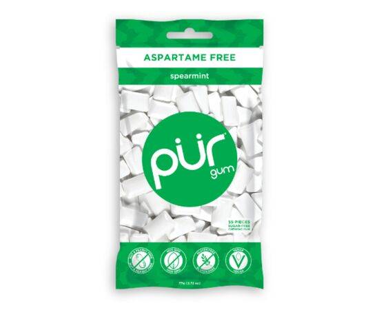 Pur Spearmint Gum Bag[55 Piece x 12]