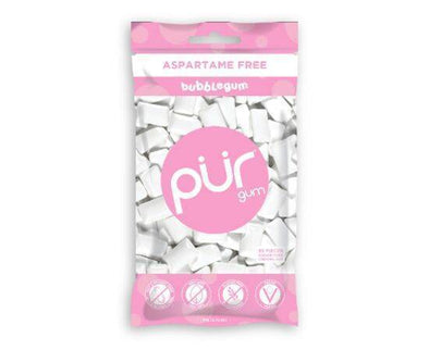 Pur Bubblegum Gum Bag[55 Piece x 12] Healthy Food Brands