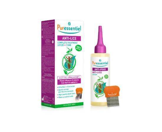 Puressentiel Anti-Lice Treatment Lotion/Comb [100ml] Alloga Uk