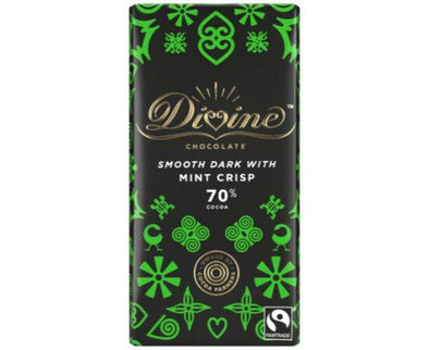 Divine 70% Dark ChocolateMint [90g x 15] Divine Chocolate