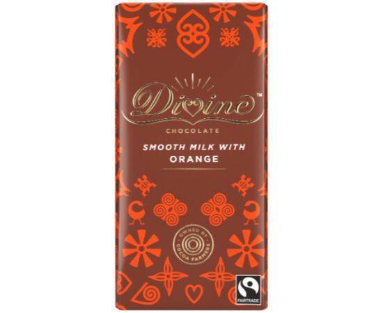 Divine Milk ChocolateOrange [90g x 15] Divine Chocolate