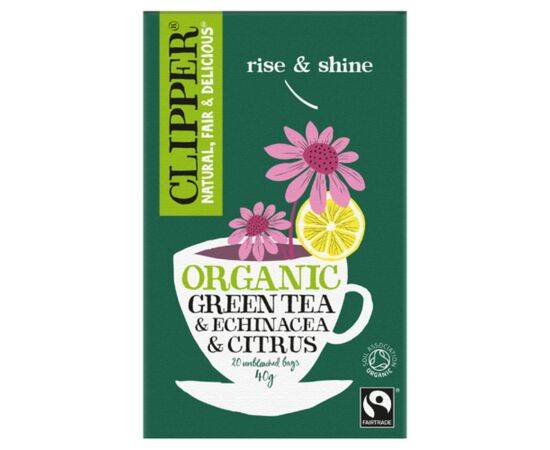 Clipper Green Tea & Echinacea - FT & Organic [20 Bags]