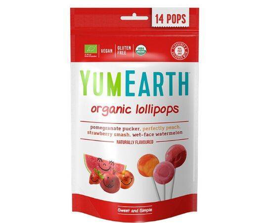 YumEarth Organic Pops14 Pack [85g x 6]