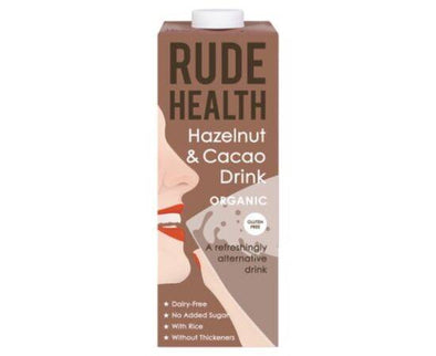 Rude Health Organic Hazelnut Cacao Drink [1Ltr] Rude Health Foods