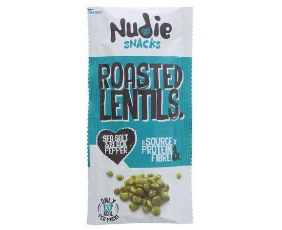 Nudies Roasted Lentils Sea Salt B/Pepper [30g x 24] Freedom Brand Hsbc Inv Fin