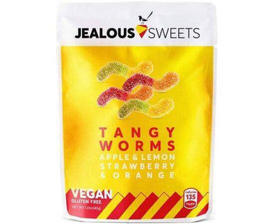 Jealous Sweets Vegan GFTangy Worms [40g x 10] Jealous Sweets