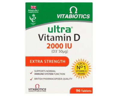 Vitabiotics Ultra Vitamin D 2000Iu Tablets [96s] Vitabiotics